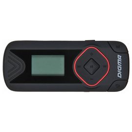  Плеер Flash Digma R3 8Gb черный/0.8"/FM/microSDHC/clip 