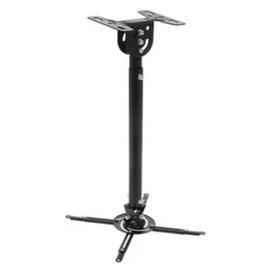  Кронштейн для проектора Wize WPC-B черный макс.12кг потолочный поворот и наклон 