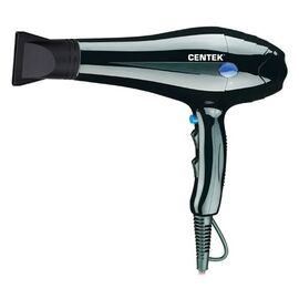  Фен Centek СТ-2239 (черный) 2200Вт 2 скорости. 3 режима. холодный обдув. концентратор 