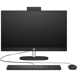  Моноблок HP 24-cr2055ci (C84E3EA) Full HD U5 225U (1.7) 8Gb SSD512Gb Iris Xe без ОС GbitEth WiFi BT 90W клавиатура мышь Cam черный 1920x1080 
