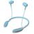  KADUM KD-384BT Голубые наушники - гарнитура (bluetooth)					 